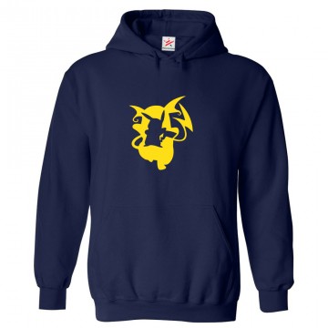 Pokemon Inspired Animated Classic Unisex Kids and Adults Pullover Hoodie